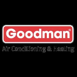 goodman company logo, An HVAC brand we carry.